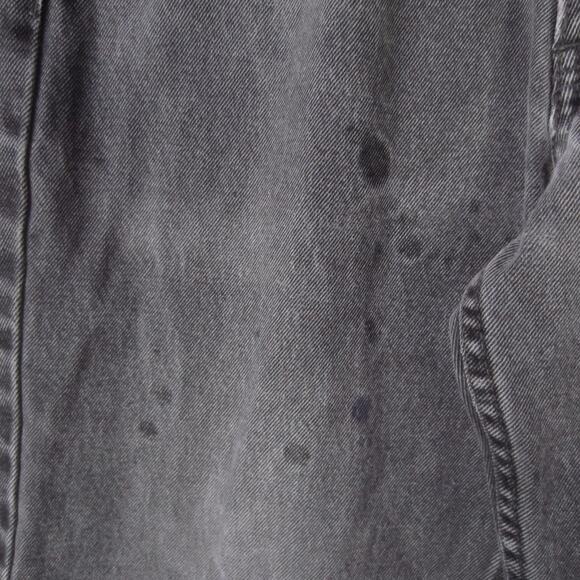 Levis 550 Jeans Mens 33x30 Faded Black Relaxed Fit Tapered Leg Denim Zip Fly - Picture 2 of 12